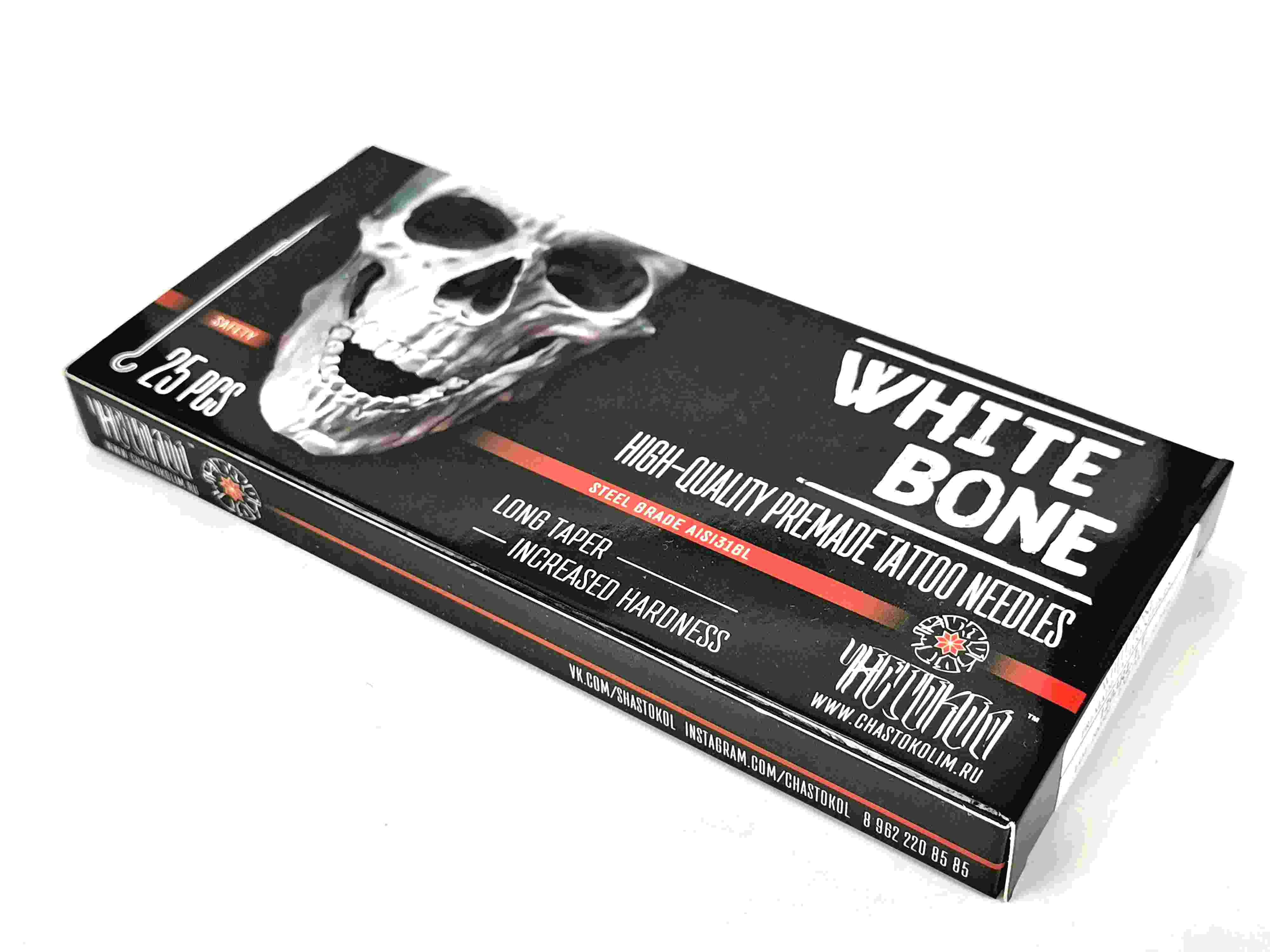 Иглы для тату WHITE  BONE Примейды, типсы