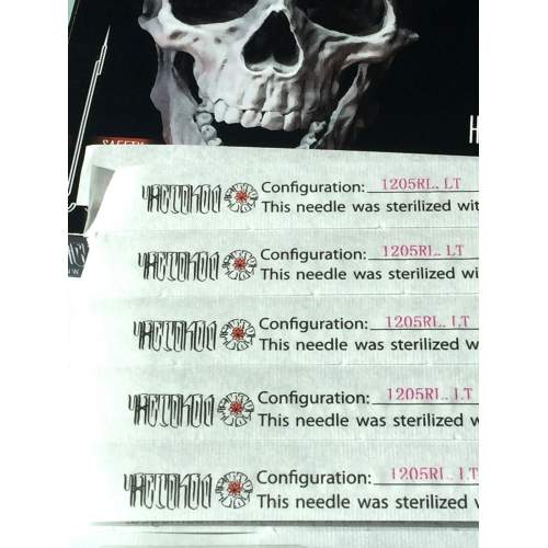 Иглы для тату. Примейд WHITE BONE ( БЕЛАЯ КОСТЬ ) RL 25 шт