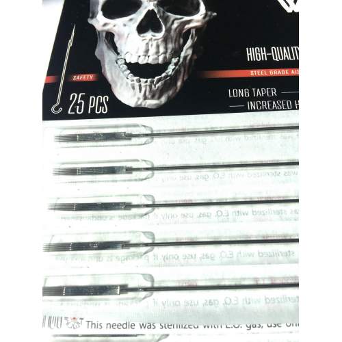 Иглы для тату. Примейд  WHITE BONE ( БЕЛАЯ КОСТЬ ) CM 25 шт