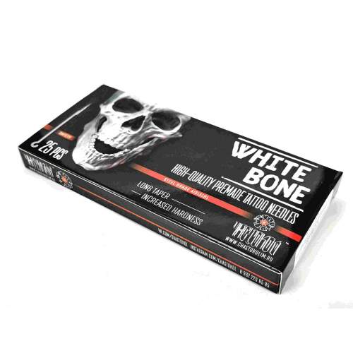 Иглы для тату. Примейд  WHITE BONE ( БЕЛАЯ КОСТЬ ) CM 25 шт