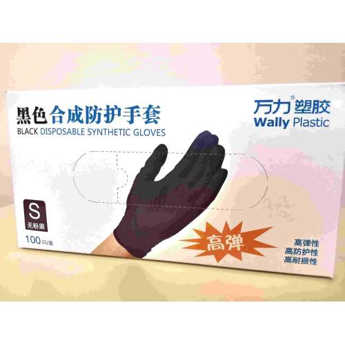 Перчатки синие